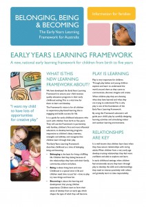 early years framework learning