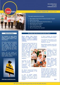 SAASSO Education Update 253 - June 8 2016