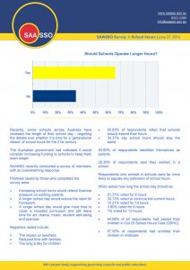 SAASSO Survey - School Hours - June 27 2016